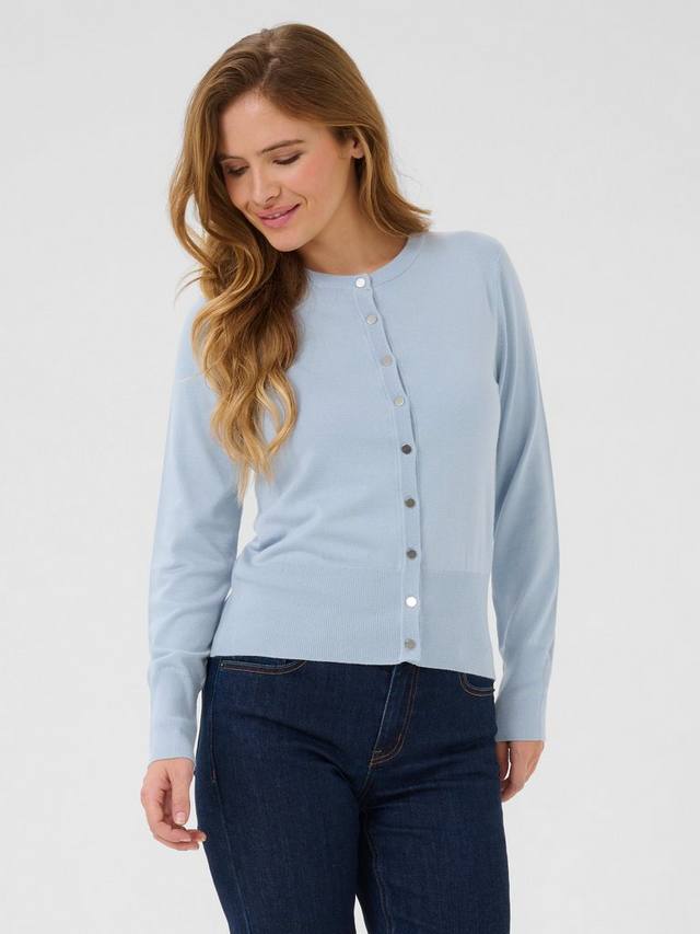 

Кардиган на пуговицах с круглым вырезом lizza KAFFE, цвет Soft Chambray