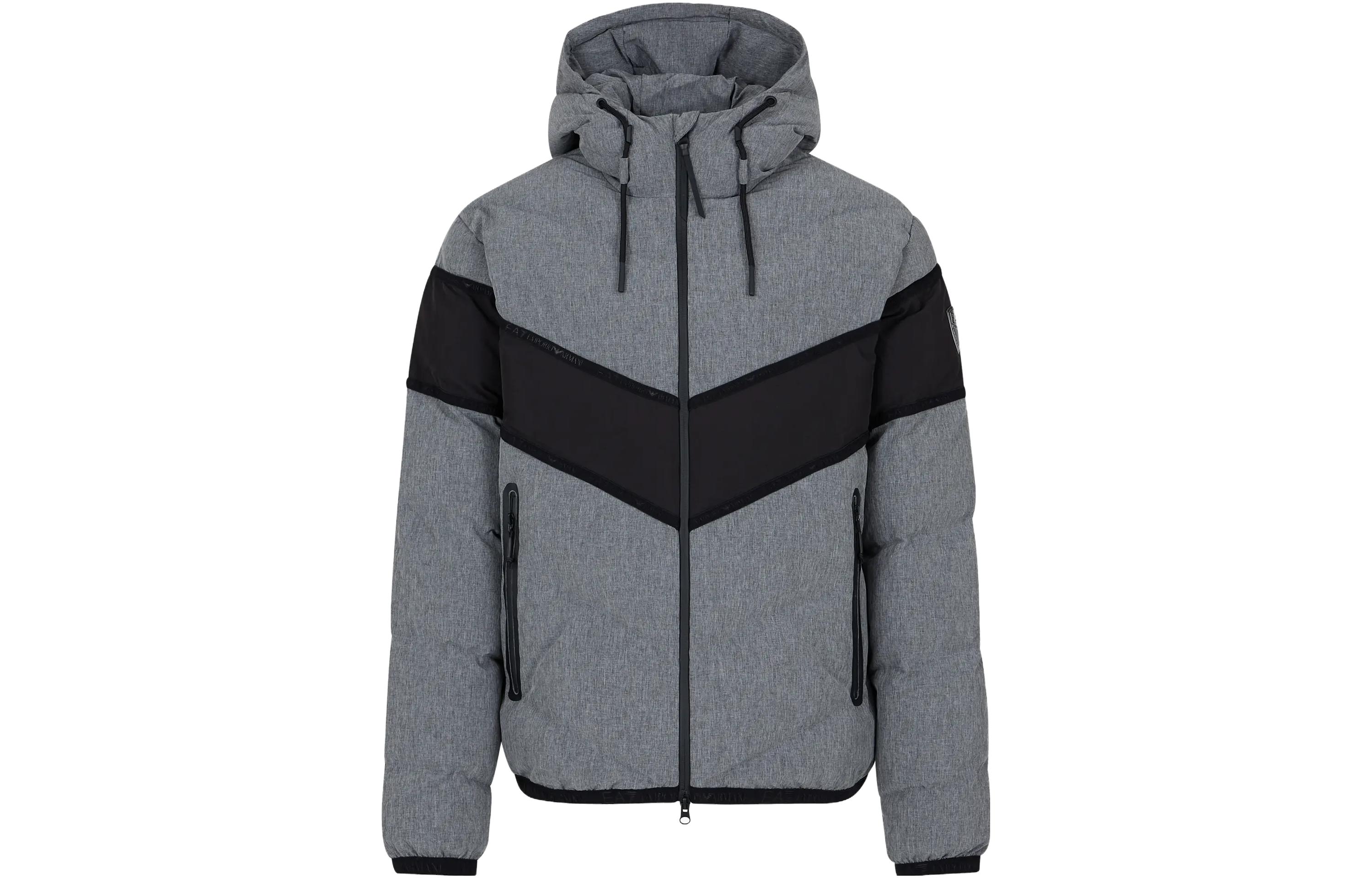 EMPORIO ARMANI Пуховик мужской, Gray — фото 3