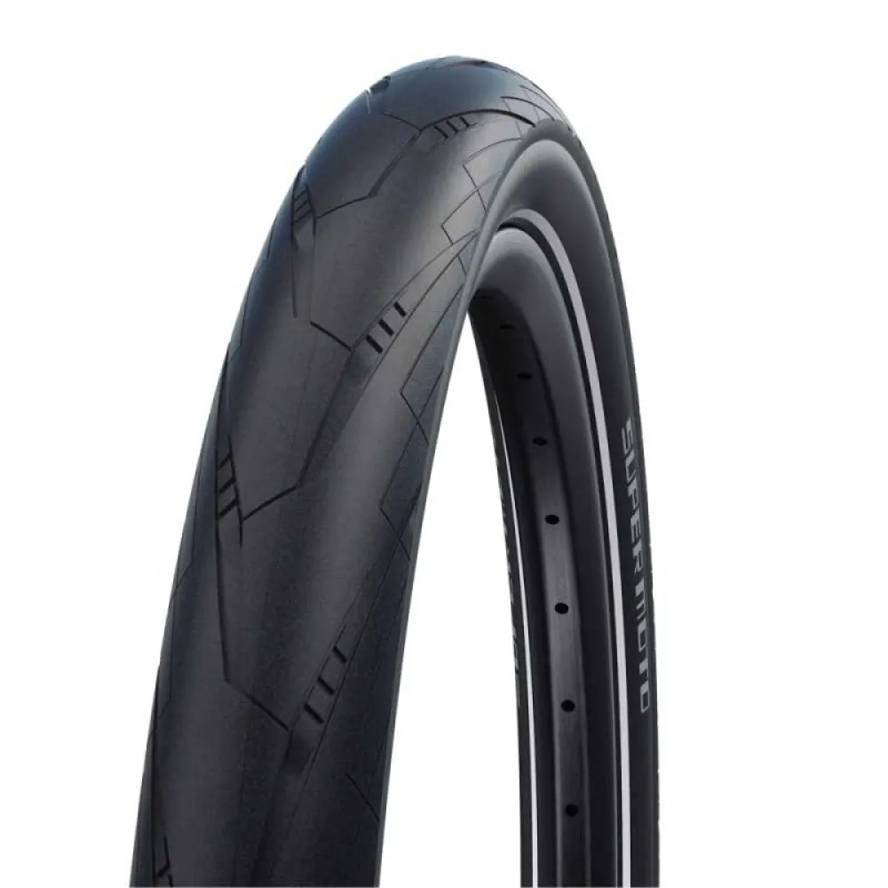 

Жесткая городская шина Schwalbe Supermoto DD Raceguard 20´´ x 2.40, серебряный