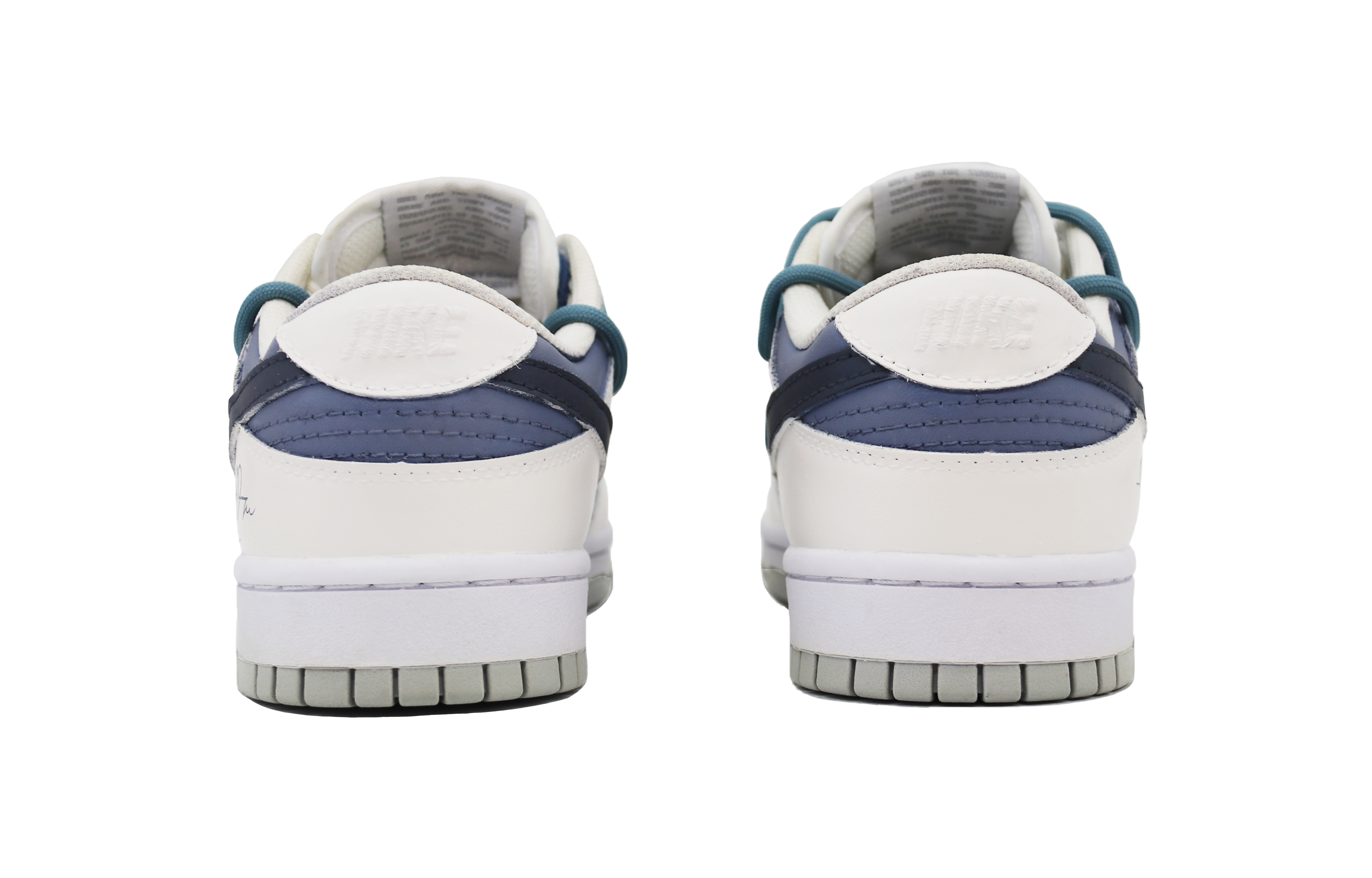 

Кроссовки Nike Dunk Skateboarding Shoes Men Low-top Blue/white, темно-синий