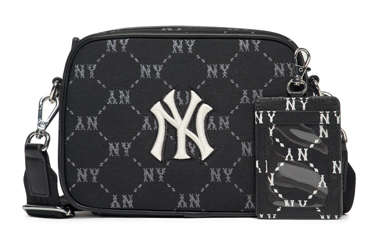 

Сумка через плечо Monogram Collection из полиэстера, унисекс черная MLB