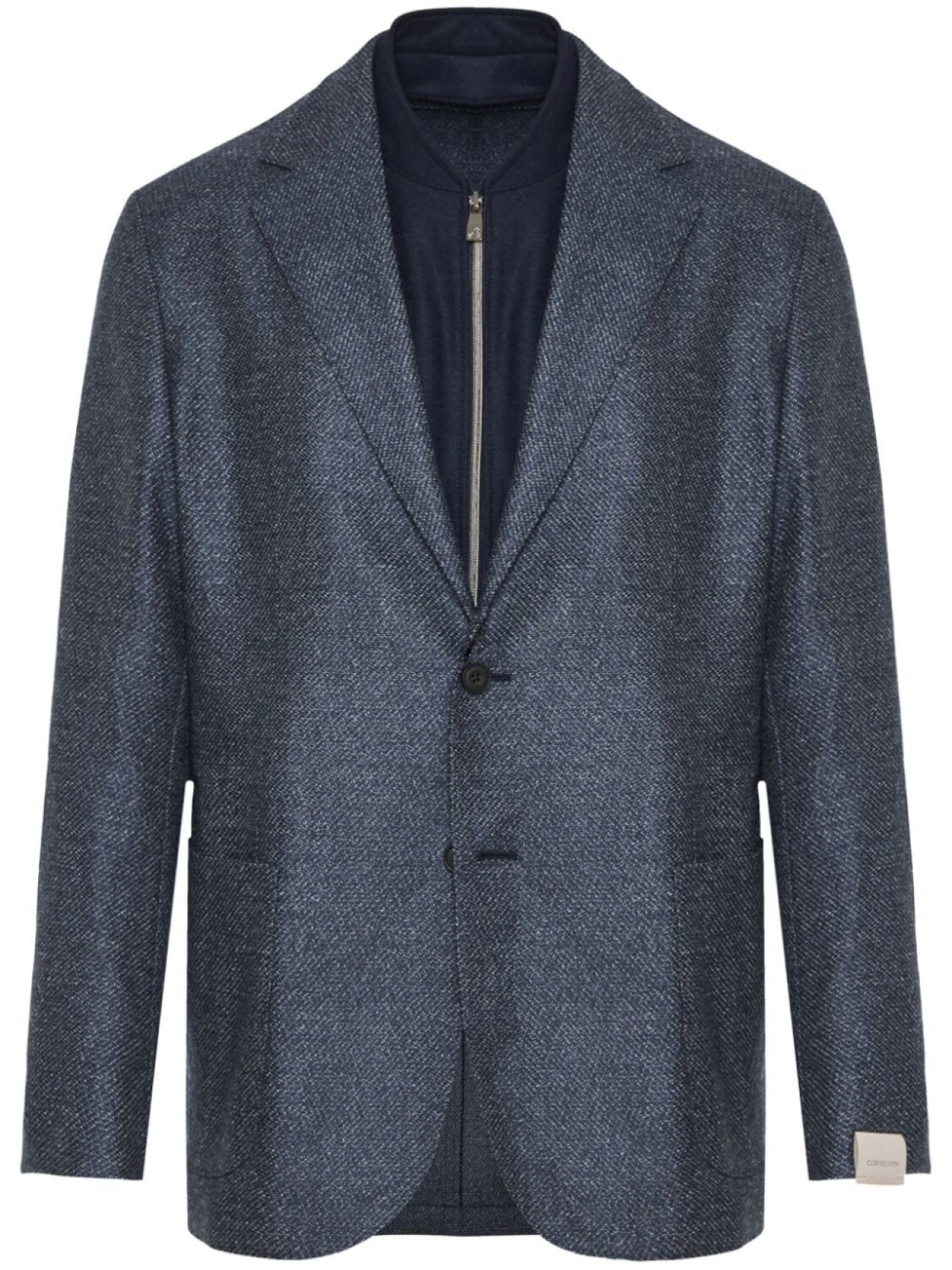 

Однобортный пиджак Corneliani, черный