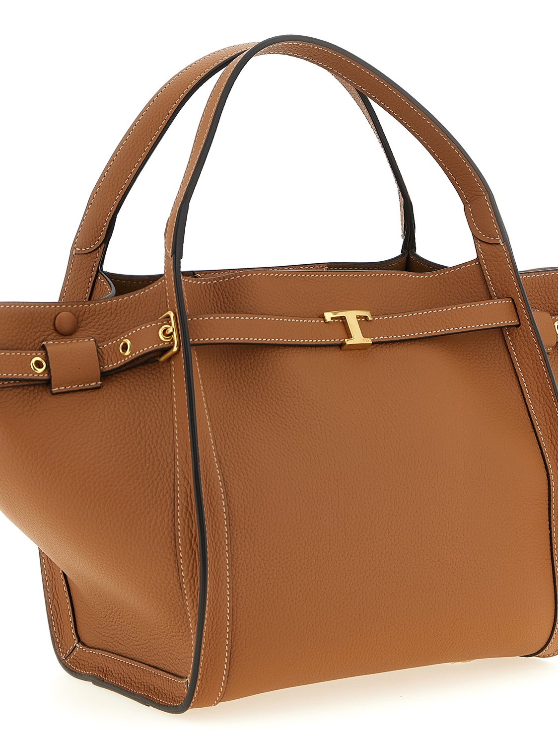 Малая шоппинг-сумка 'Tim' TOD'S, коричневый — фото 3