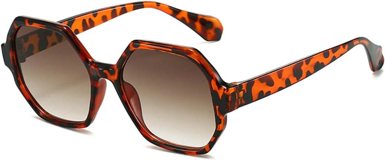 

Винтажные солнцезащитные очки Helena Polygon Square для женщин и мужчин, модные, черные и синие, в стиле Y2K, геометрические, женские, дорожные, UV400, C5