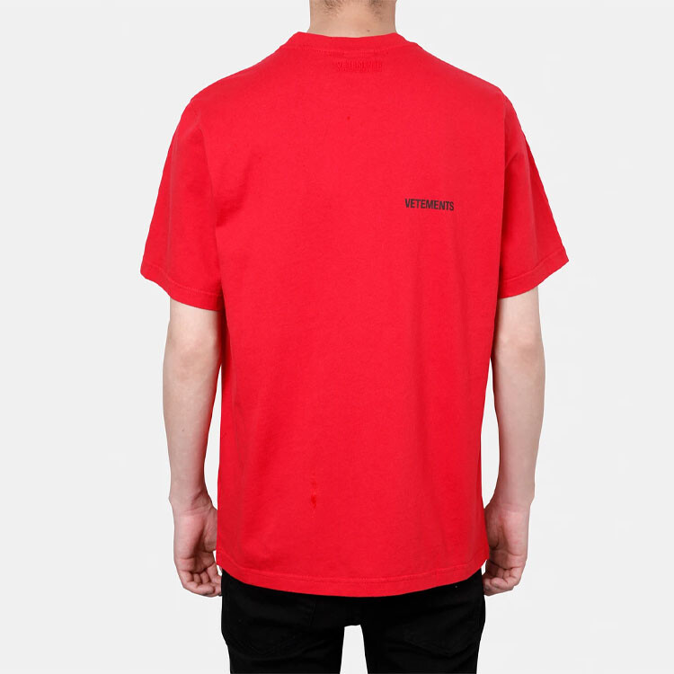 Футболка унисекс Vetements, красный — фото 4