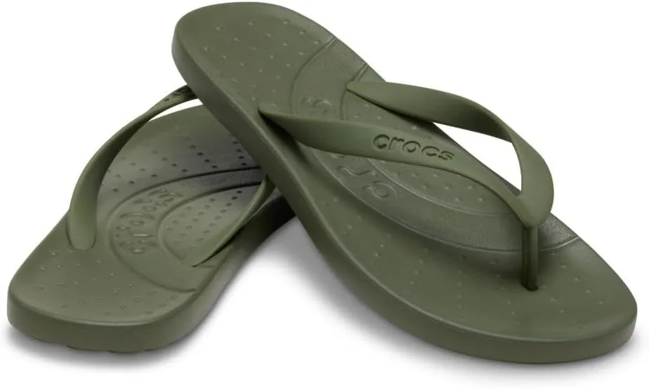 Шлепанцы Crocs Flip, зеленый — фото 4