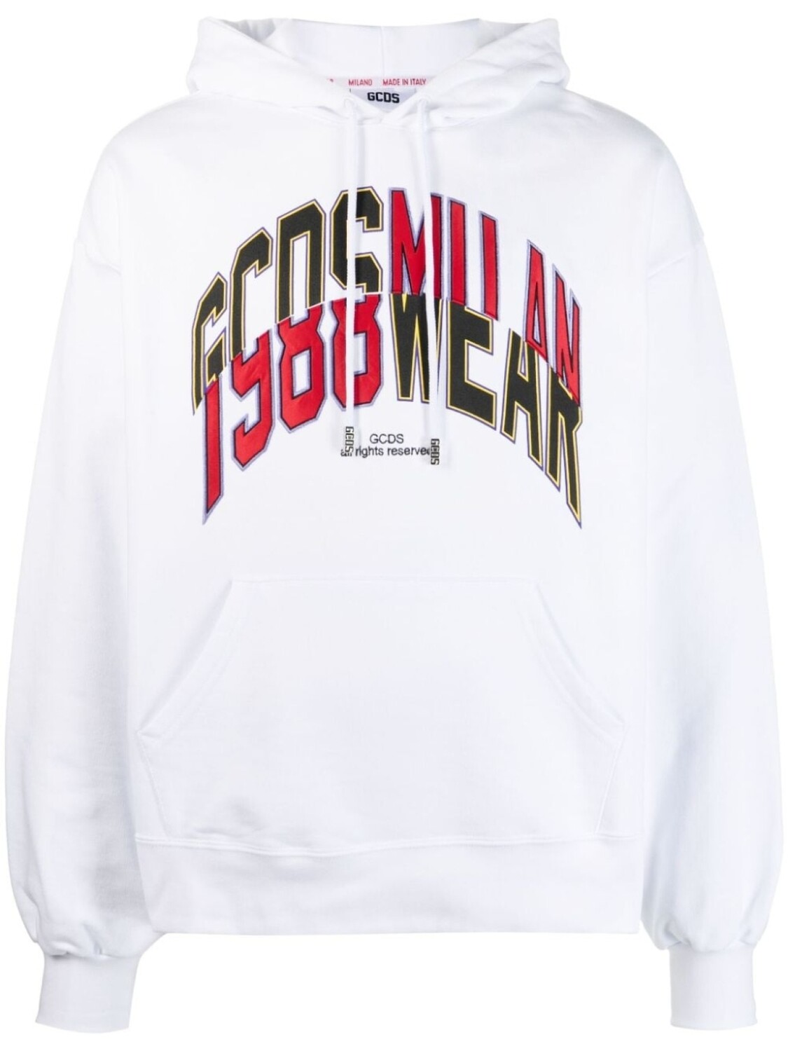

Gcds худи с логотипом, белый