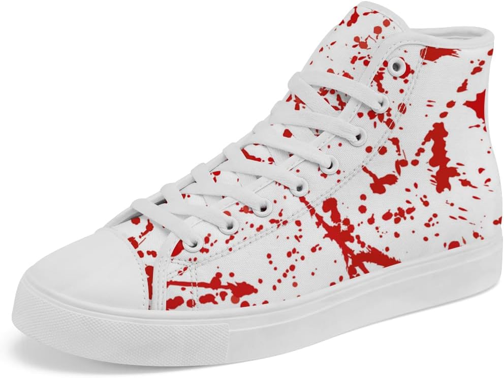 

Кеды на высокой подошве Chebing Bloody, высокие кроссовки Blood, шнуровка, повседневная обувь для мужчин и женщин, красный