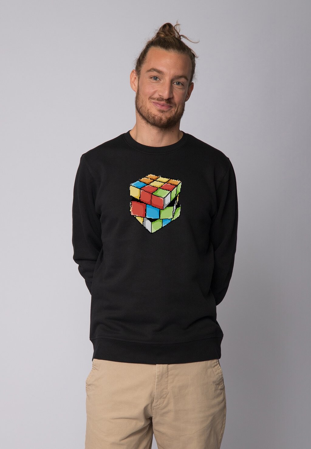 

Толстовка PIXEL ZAUBERWÜRFEL watapparel, черный