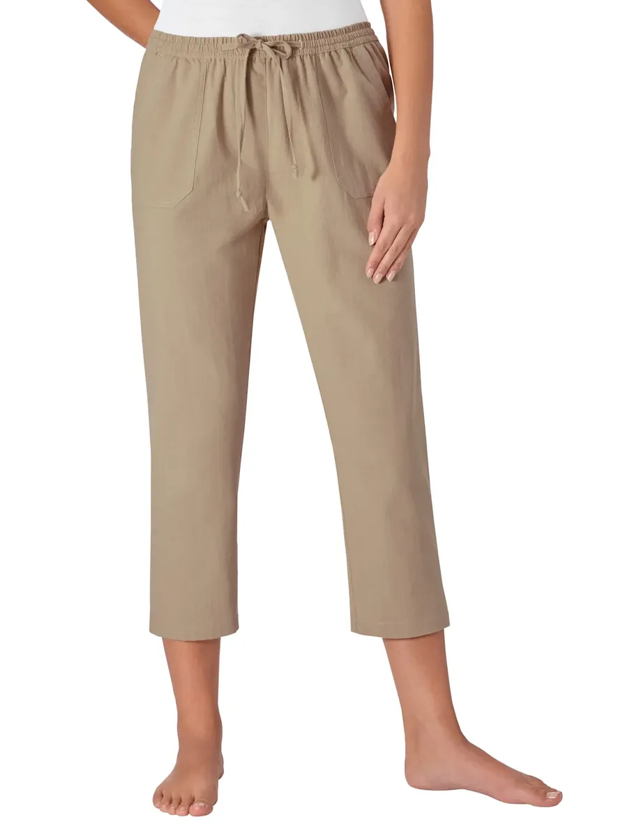 

Брюки без застежки Classic Basics, бежевый