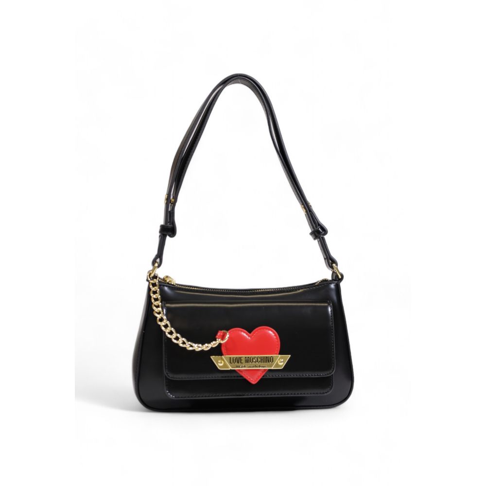 

Черная полиэтиленовая сумка LOVE MOSCHINO