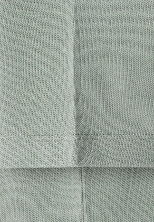 Однотонная рубашка-поло пике ss Hackett London, Sage Green — фото 4
