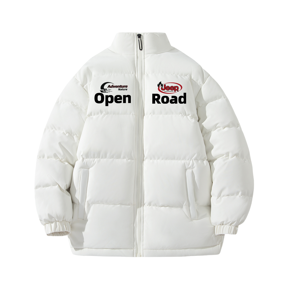 

Детская утепленная куртка с воротником стойкой Jeep, белый