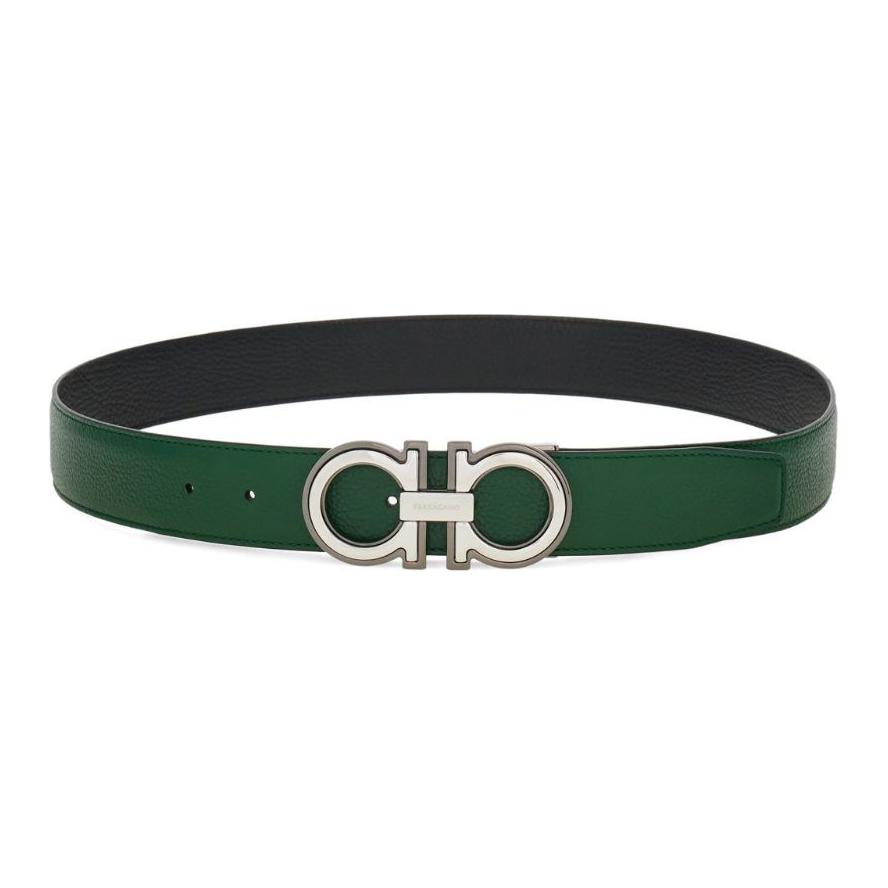 

Ferragamo Ремень с пряжкой Gancini, Green