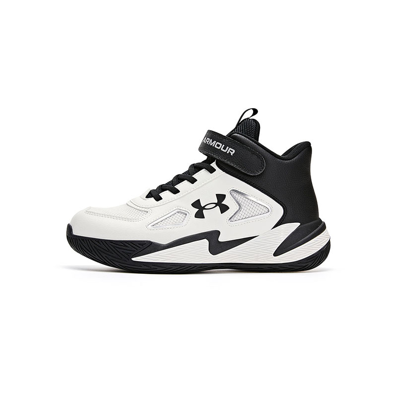 

Детские баскетбольные кроссовки унисекс Under Armour, белый/черный