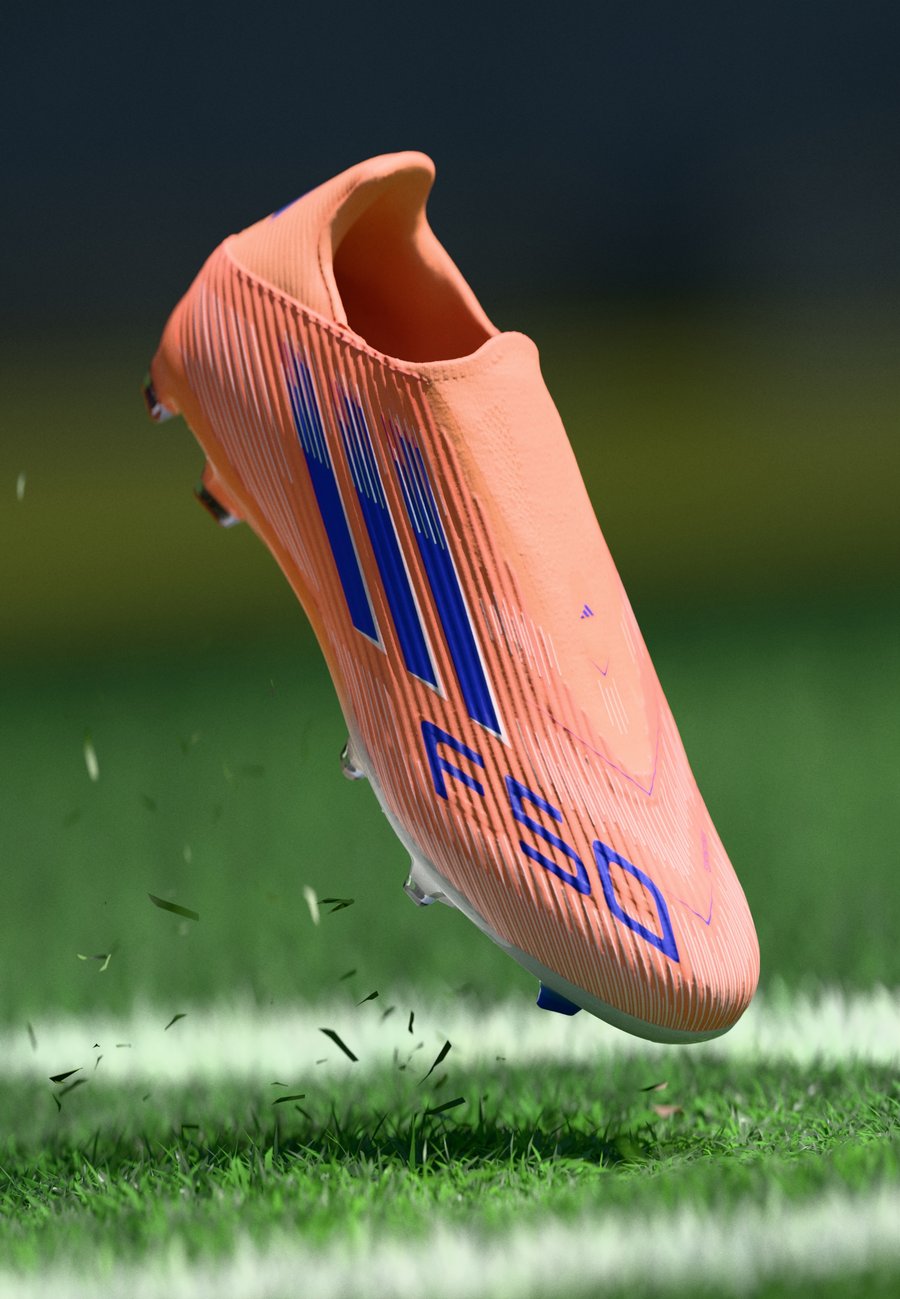 

Кроссовки Adidas Performance F50 LEAGUE LACELESS FIRM GROUND FOOTBALL BOOTS, Beam Orange/Lucid Blue/Footwear White/Orange