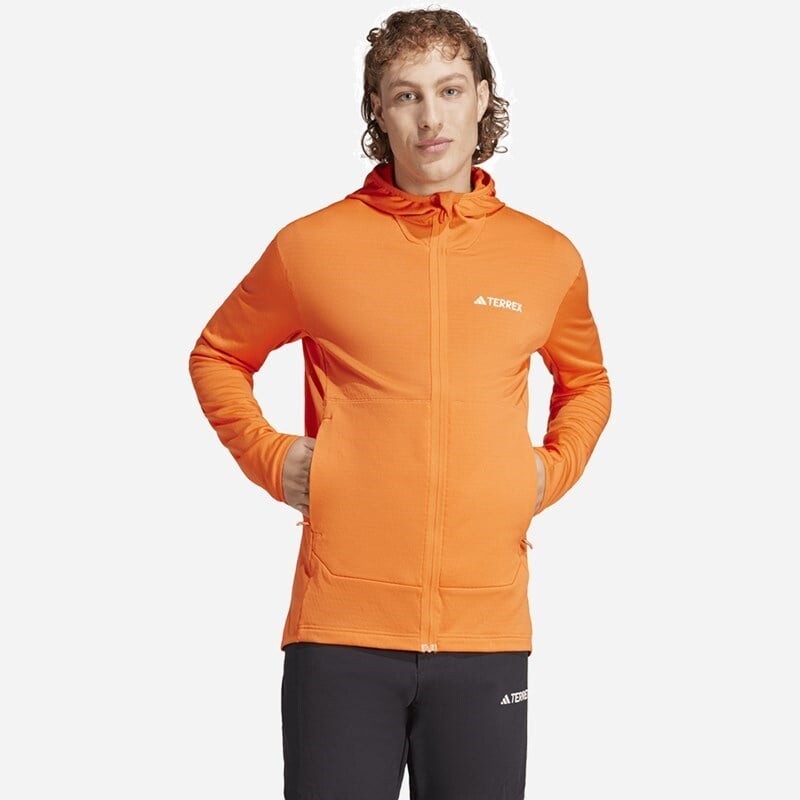 

Мужская куртка terrex xperior легкая флисовая с капюшоном Adidas, оранжевый