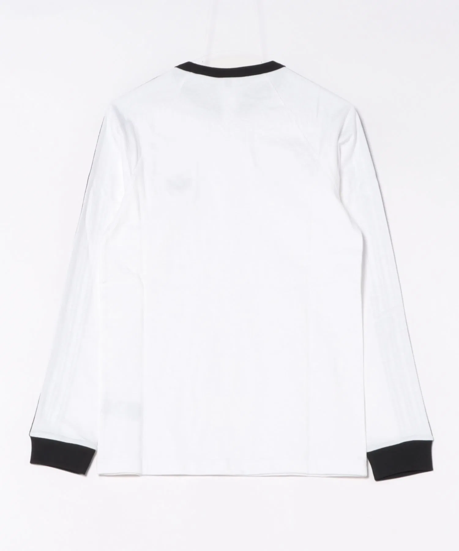 Мужская футболка adidas U 3STRIPES LS с длинным рукавом белая — фото 2