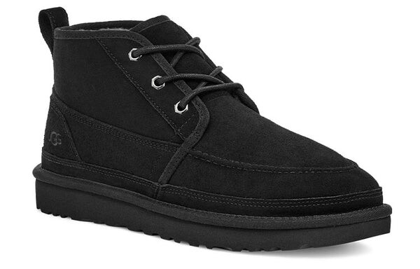 Зимние ботинки мужские Ugg с меховой подкладкой, черный — фото 4