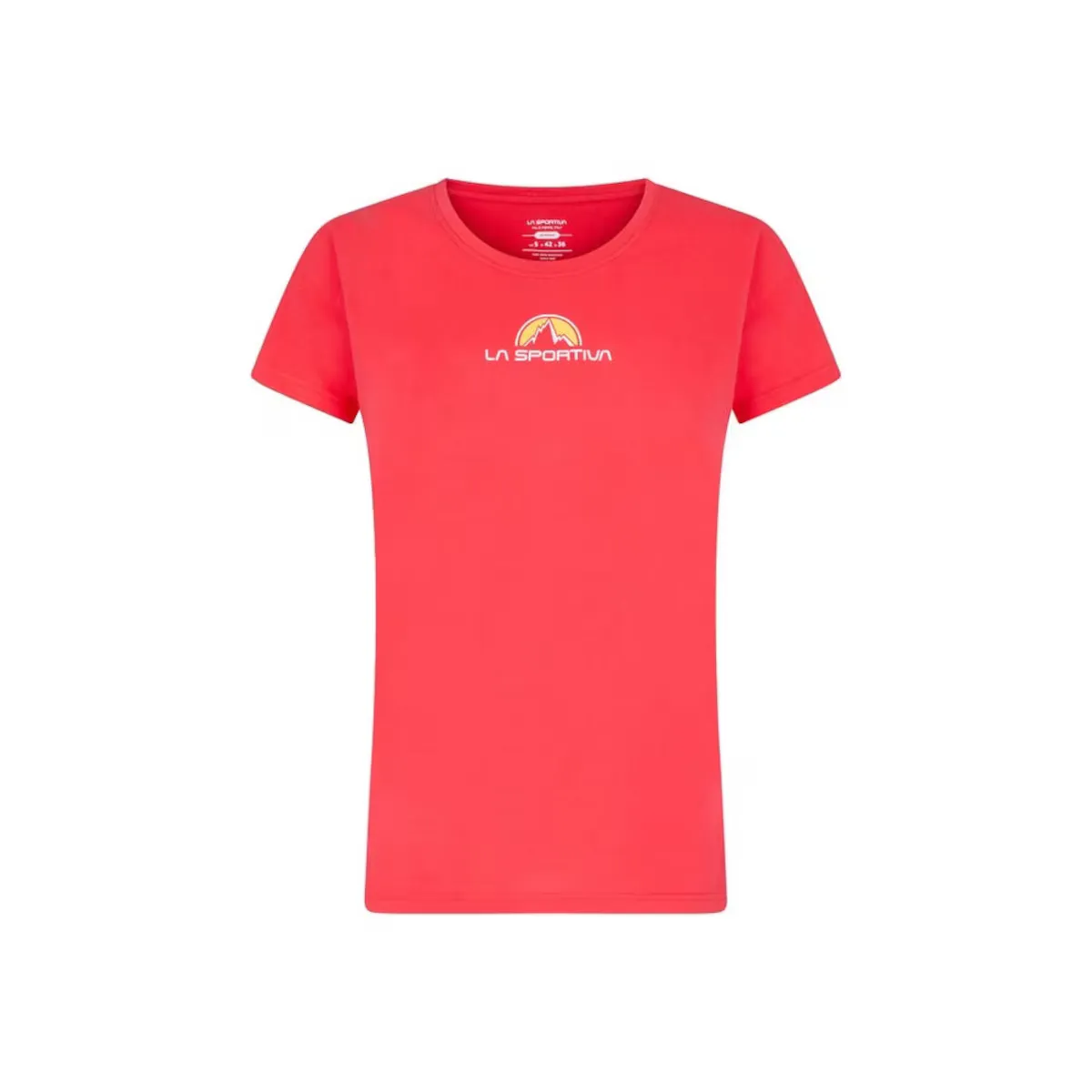 

Женская футболка для скалолазания La Sportiva Brand Tee Hibiscus, красный