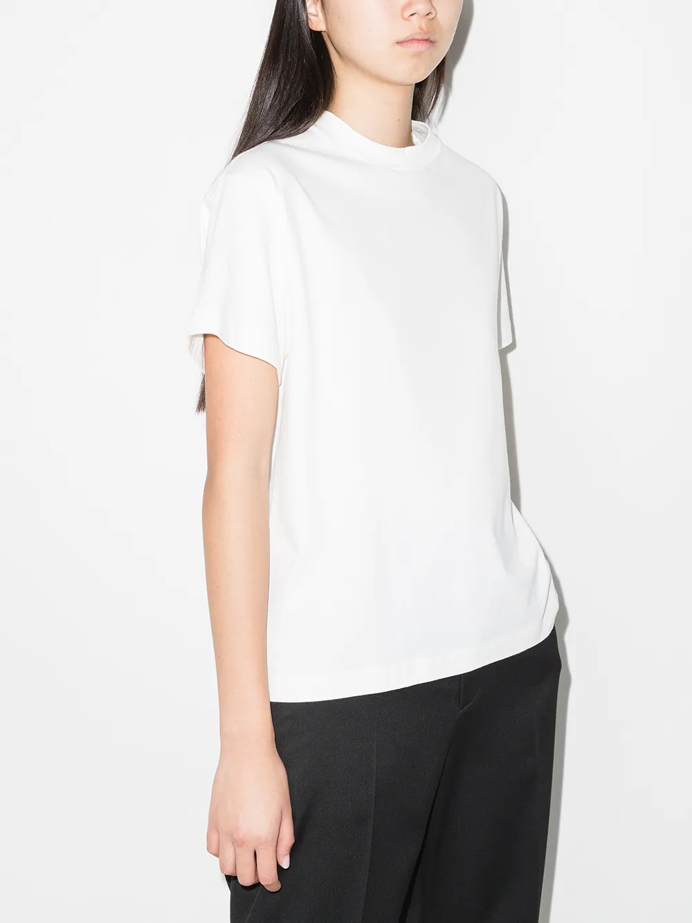 Комплект из трех футболок с нашивкой-логотипом JIL SANDER, белый — фото 2