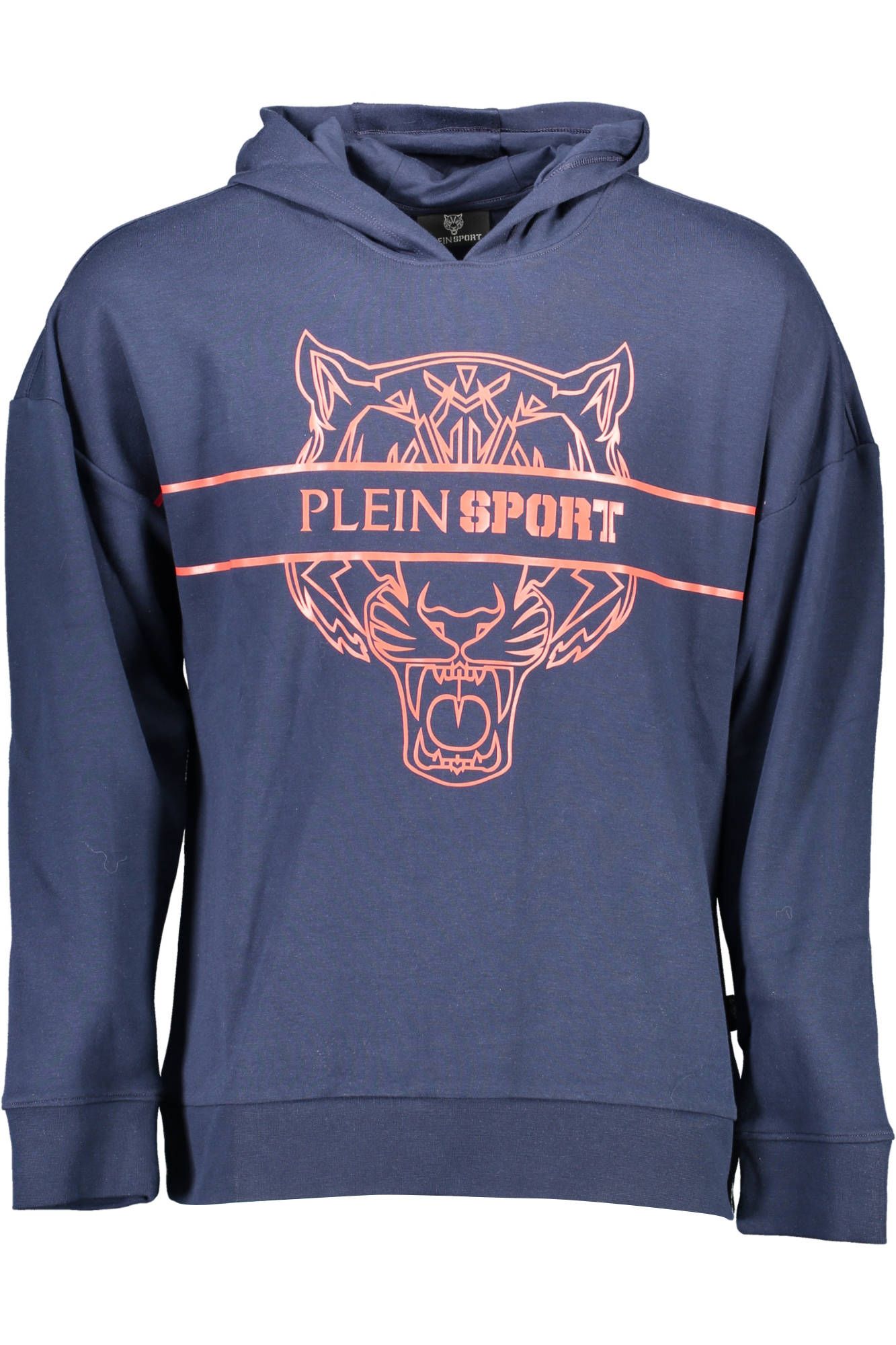 

Синяя хлопковая мужская толстовка Plein Sport