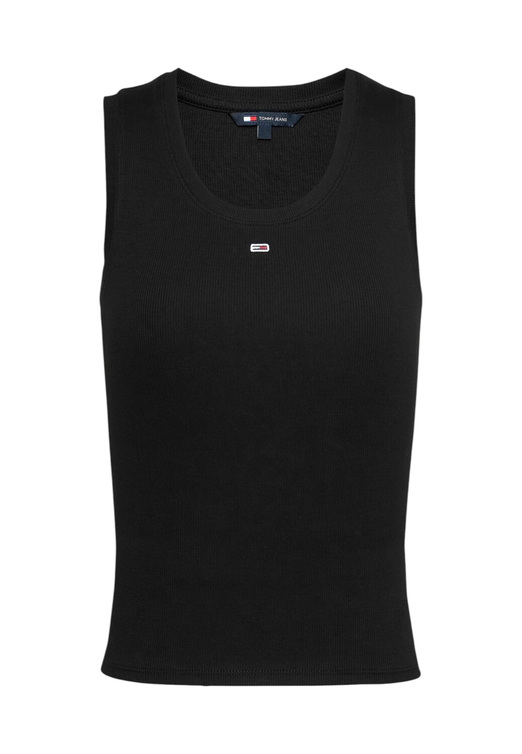 

Майка-топ женский Tommy Jeans хлопковый, черный