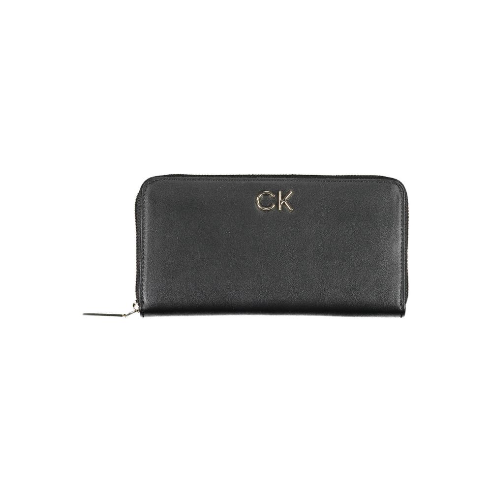 

Черный полиэтиленовый женский кошелек Calvin Klein