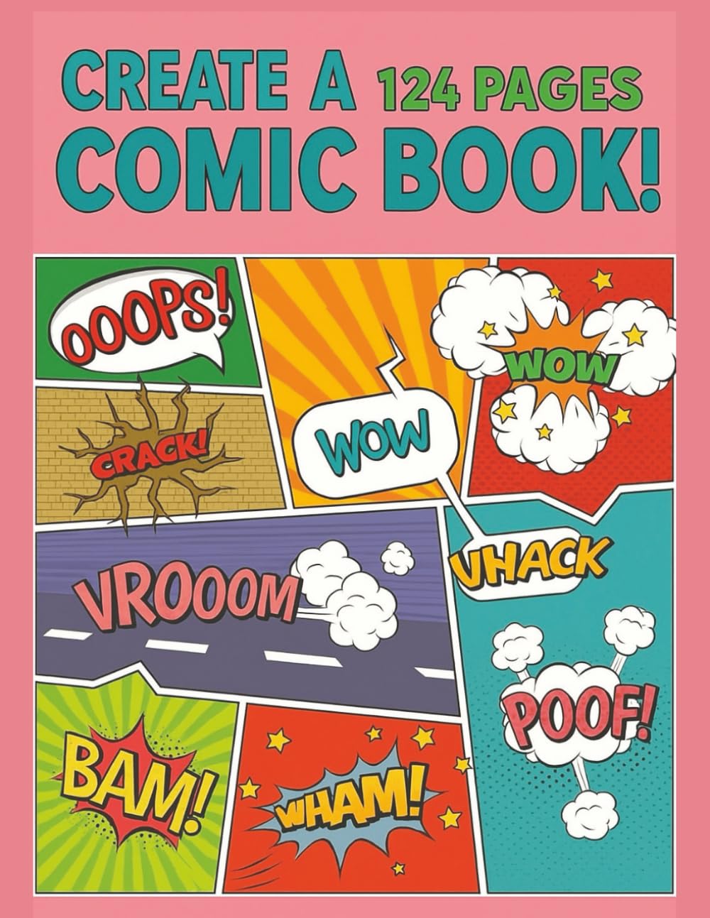 

Blank Comic Book Templates: Create Your Own Comics, Variety Templates For Kids And Adults (Independently published)