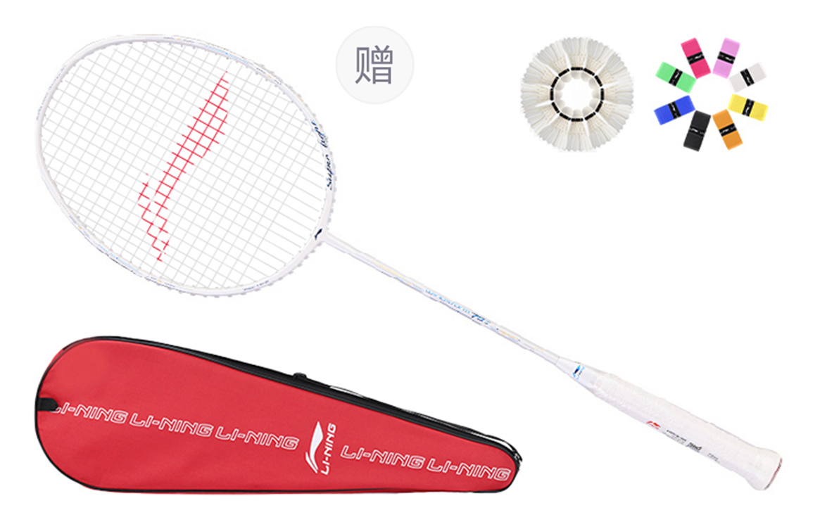 

Li-Ning LiNing Ultra Light Full Carbon бадминтонная ракетка Control Type All around Defense Advanced Level 675mm 5UG6 белая