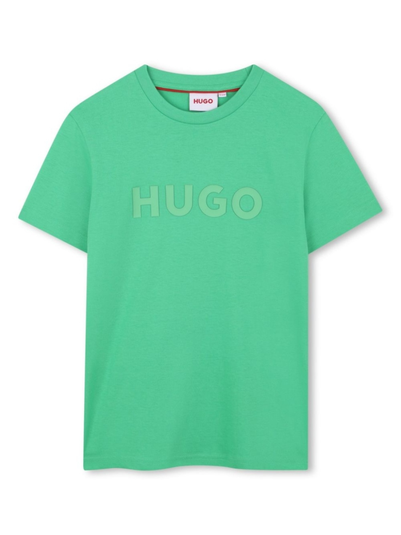 

HUGO KIDS футболка с логотипом, зеленый