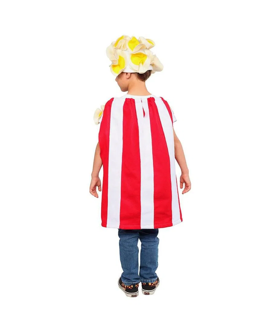 Детский костюм «Попкорн»: туника и шапочка Dress Up America, красный — фото 3