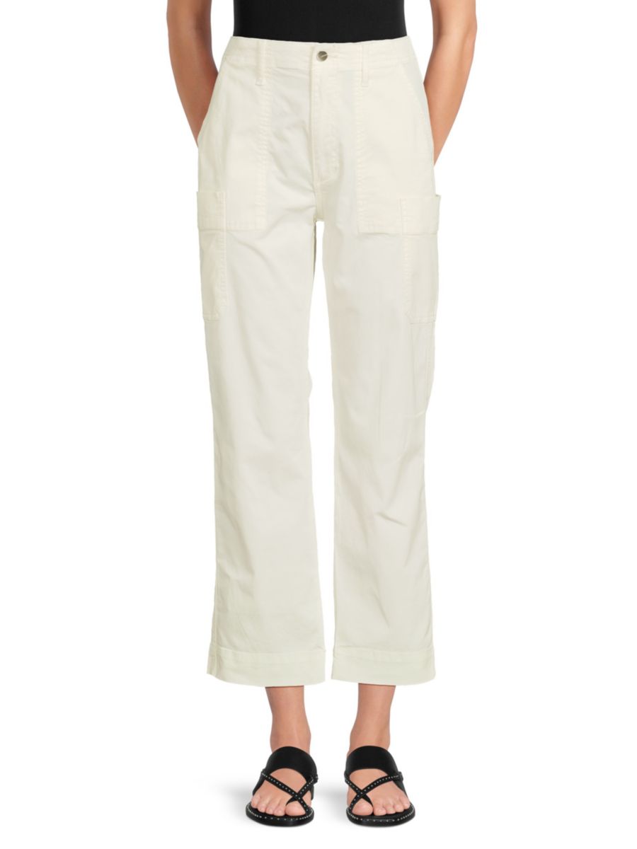 

Джинсы-карго с высокой посадкой Joe's Jeans, цвет Milk