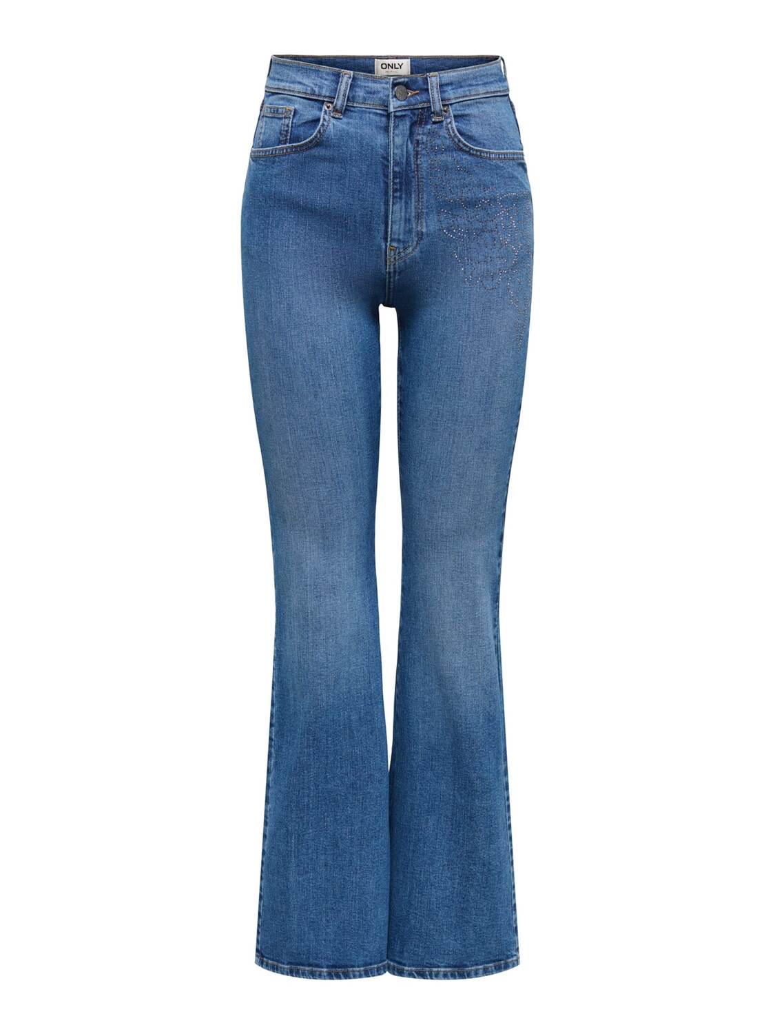 

ONLY Джинсы клеш 'ONLJUICY' в синем дениме