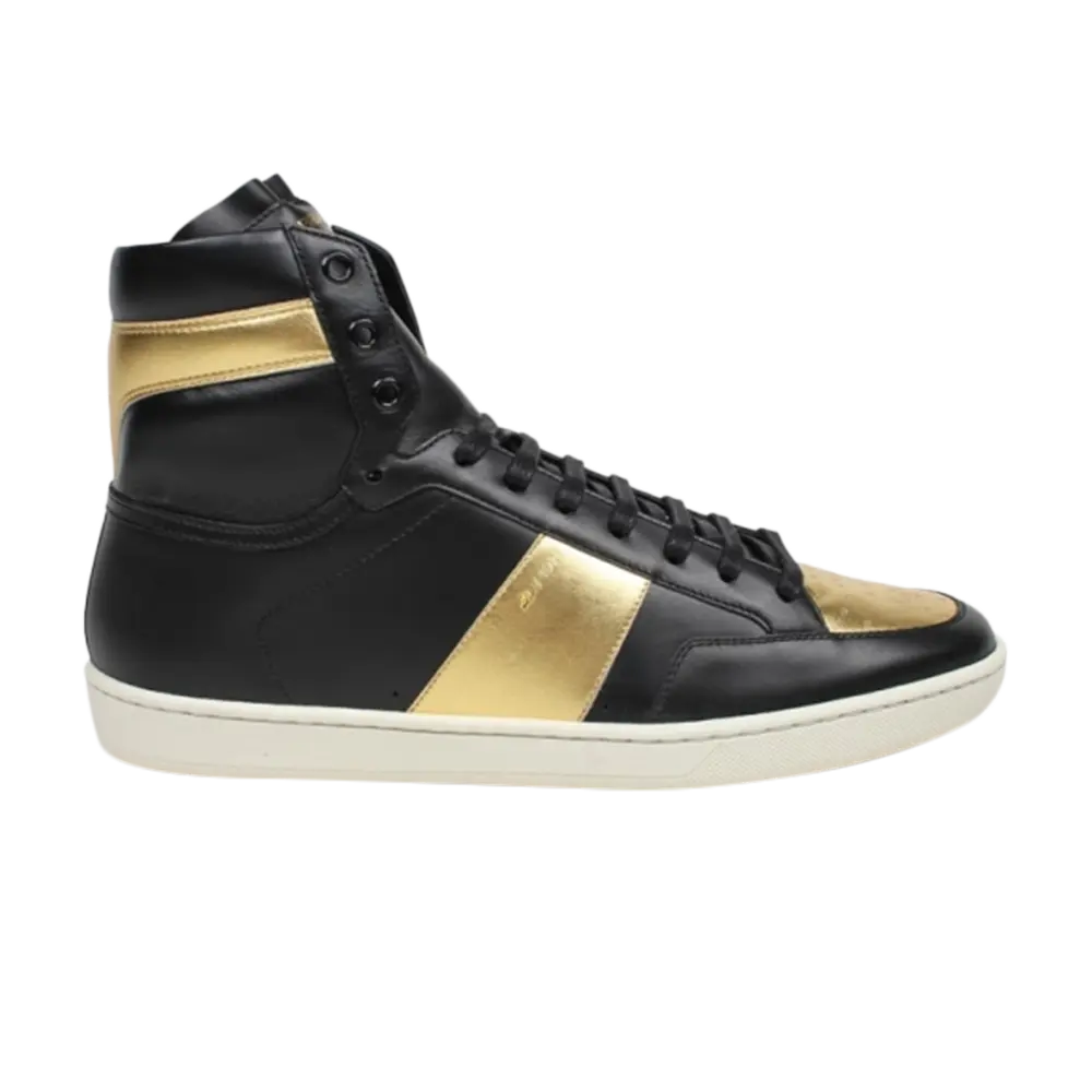 Высокие кроссовки Saint Laurent SL-10 High, золото