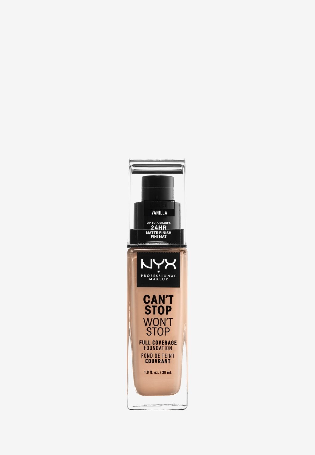 

Фонд Can'T Stop Won'T Stop Foundation Nyx Professional Makeup, цвет 6 vanilla