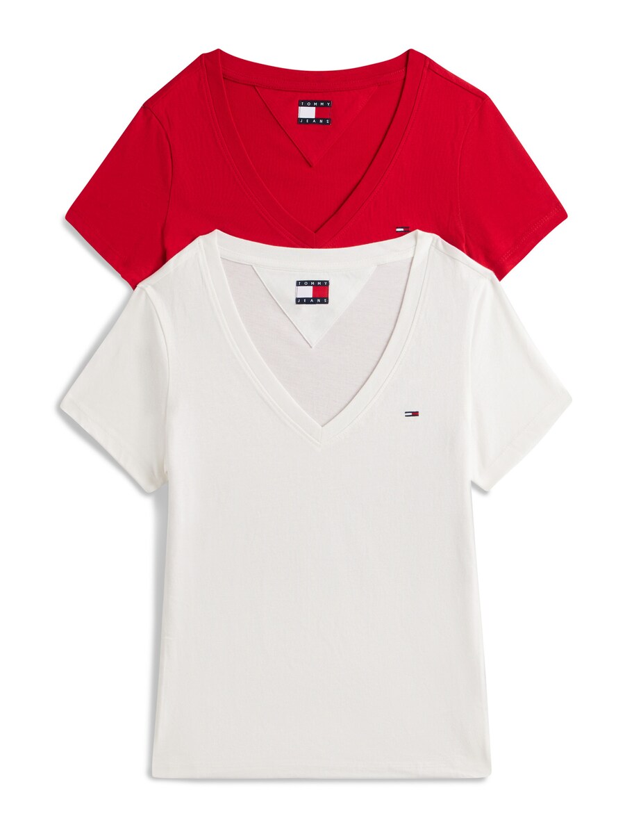 

Рубашка Tommy Jeans, цвет Red/White