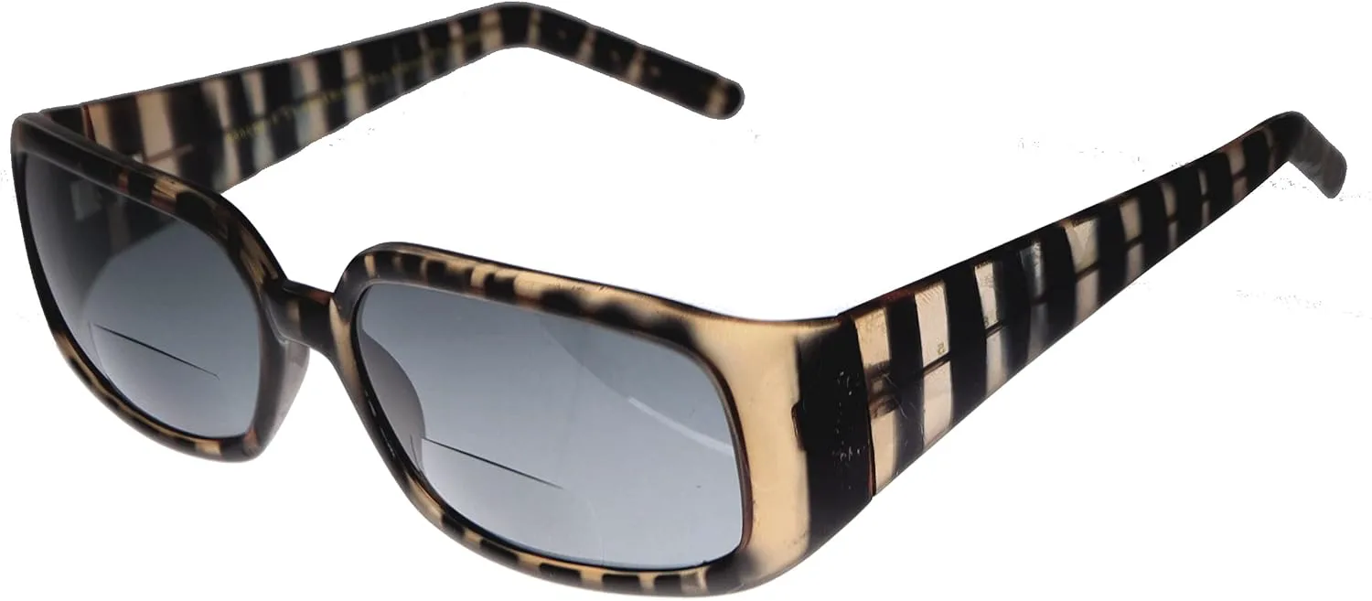 

Солнцезащитные очки Aloha Eyewear Vegas Sun с бифокальными линзами в оправе - 56 мм x 18 мм x 125 мм (+1,75 мм полоска с дымчатыми линзами), Stripes W/ Smoke Lens