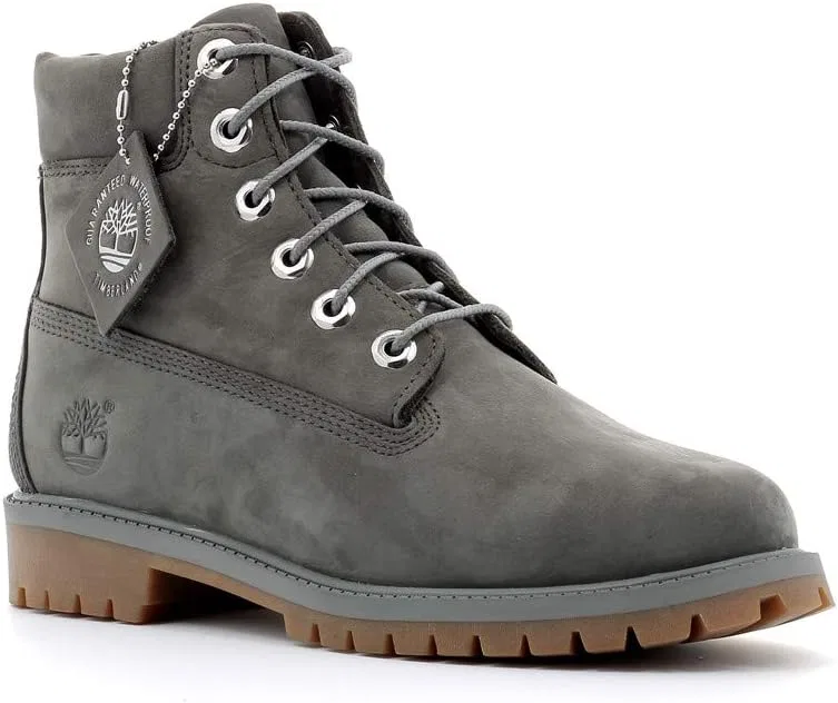 Детские ботинки Timberland 6 Premium Waterproof Boot унисекс, серые