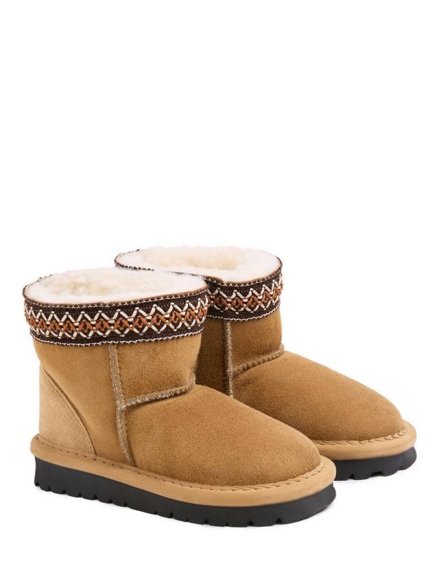 Детские угги с отделкой из овчины и косичками Celtic & Co., Spice — фото 2