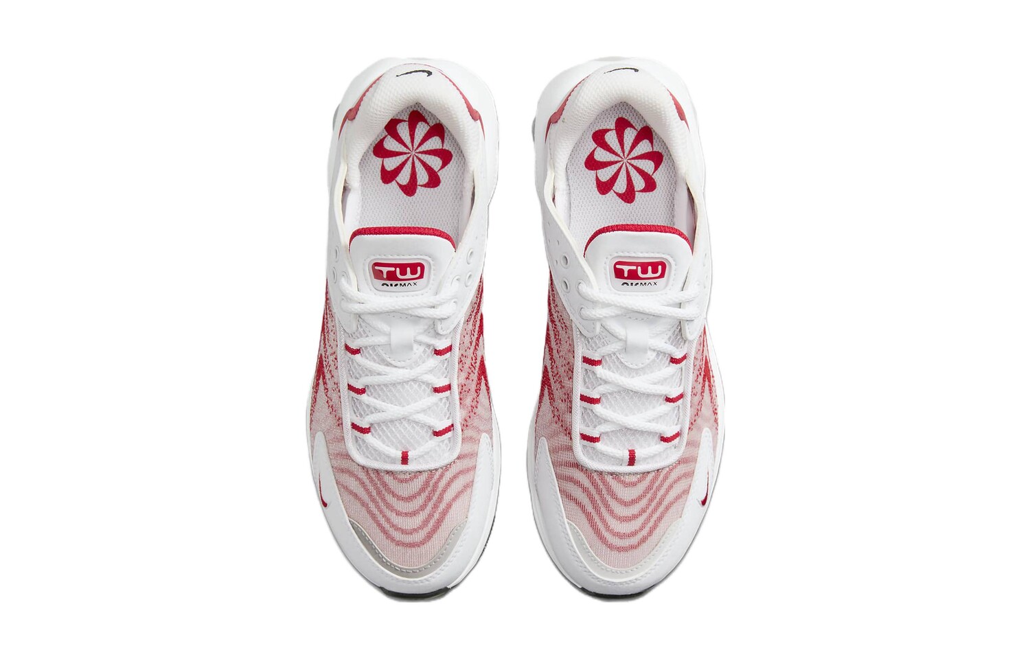 Обувь Nike Air Max TW Kids Lifestyle GS, White/Red — фото 4