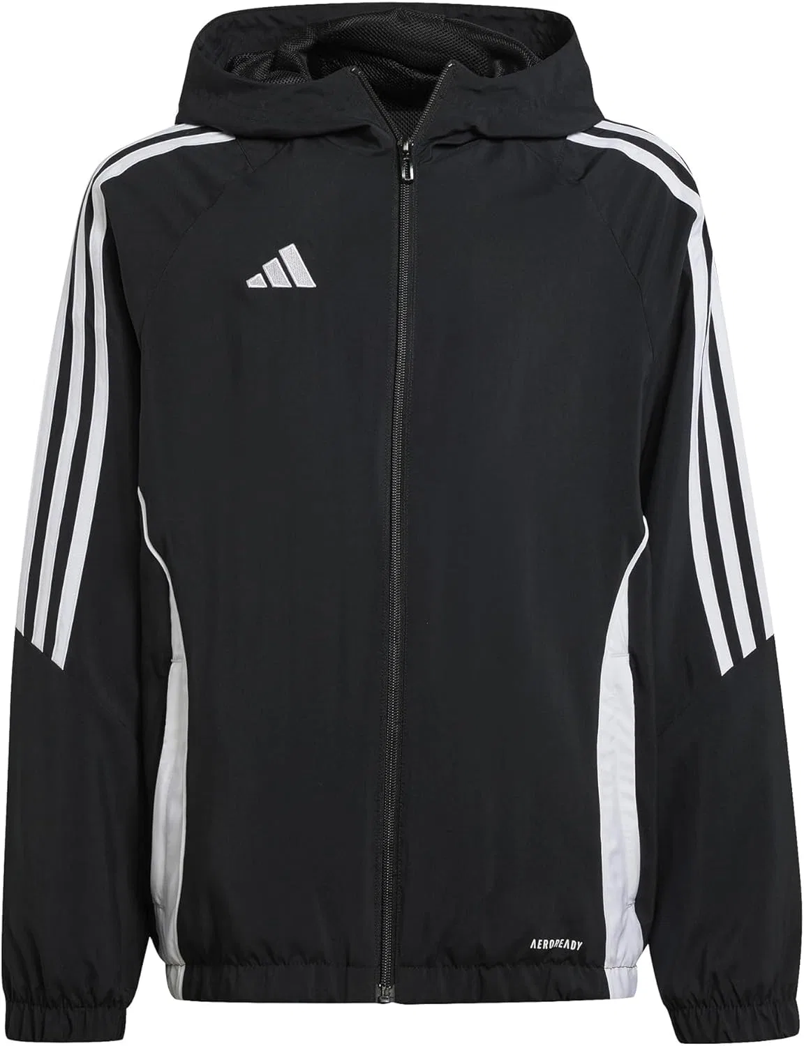 Детская ветровка Tiro24, adidas, черный/белый