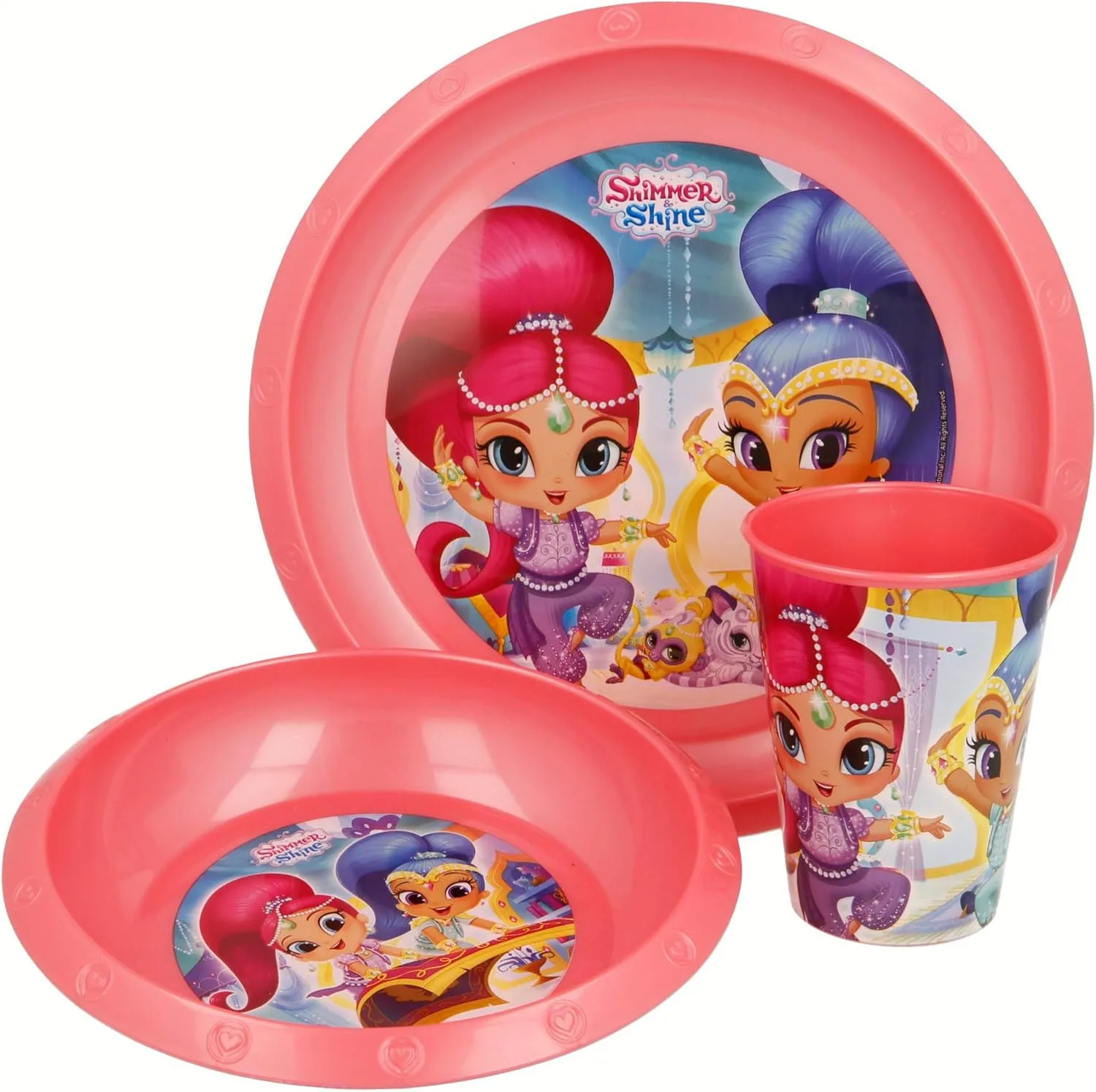 Stor Set Easy 3 предмета: тарелка, миска и стакан 260 мл Shimmer and Shine Palace