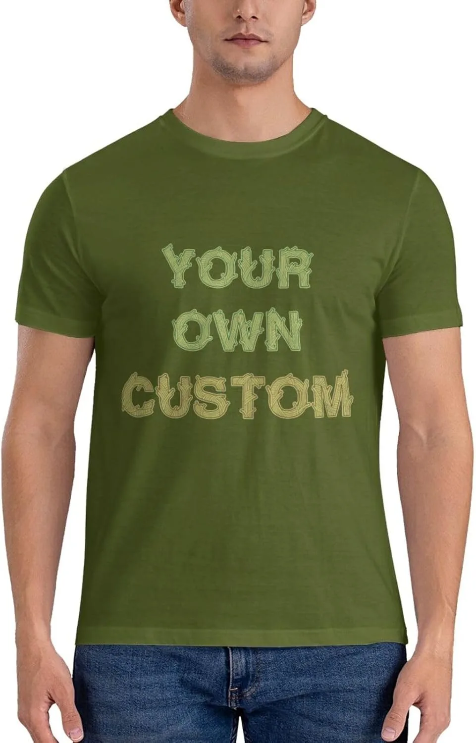 

Футболка Custom с принтом спереди и сзади