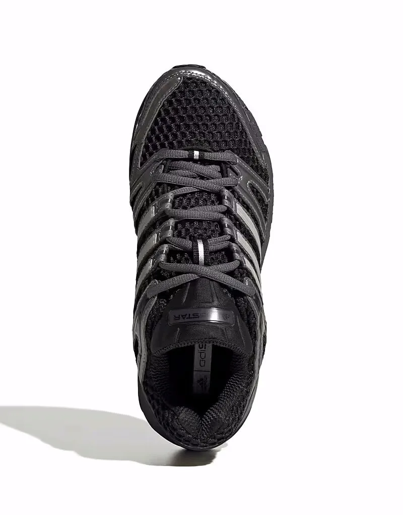 Кроссовки Adidas Originals Adistar Control 5 в черно-серебристом цвете — фото 2