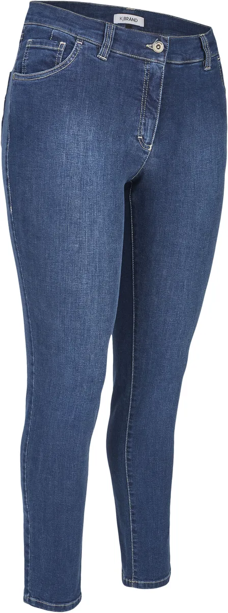 

Джинсы с 5 карманами KjBRAND "Fanni Skinny Pants", идеальны для стройных ног, джинсовый