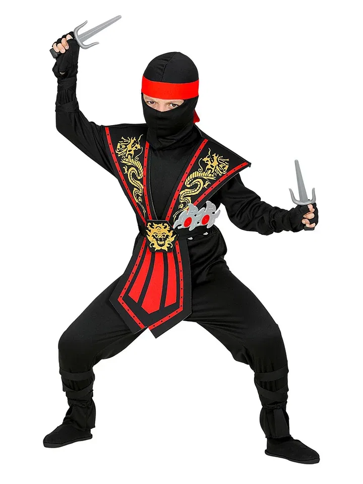Костюм Kombat Ninja, Carnival Party, красный/черный — фото 3
