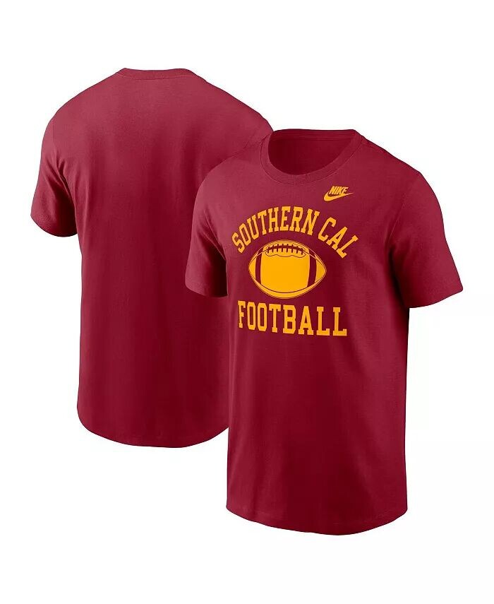 

Мужская футболка Cardinal USC Trojans Legacy Football Icon Nike, красный