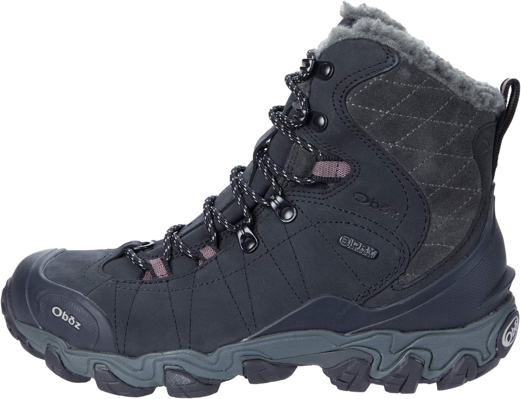 Ботинки Oboz Women's Bridger 7" Insulated BDry, Black — фото 4