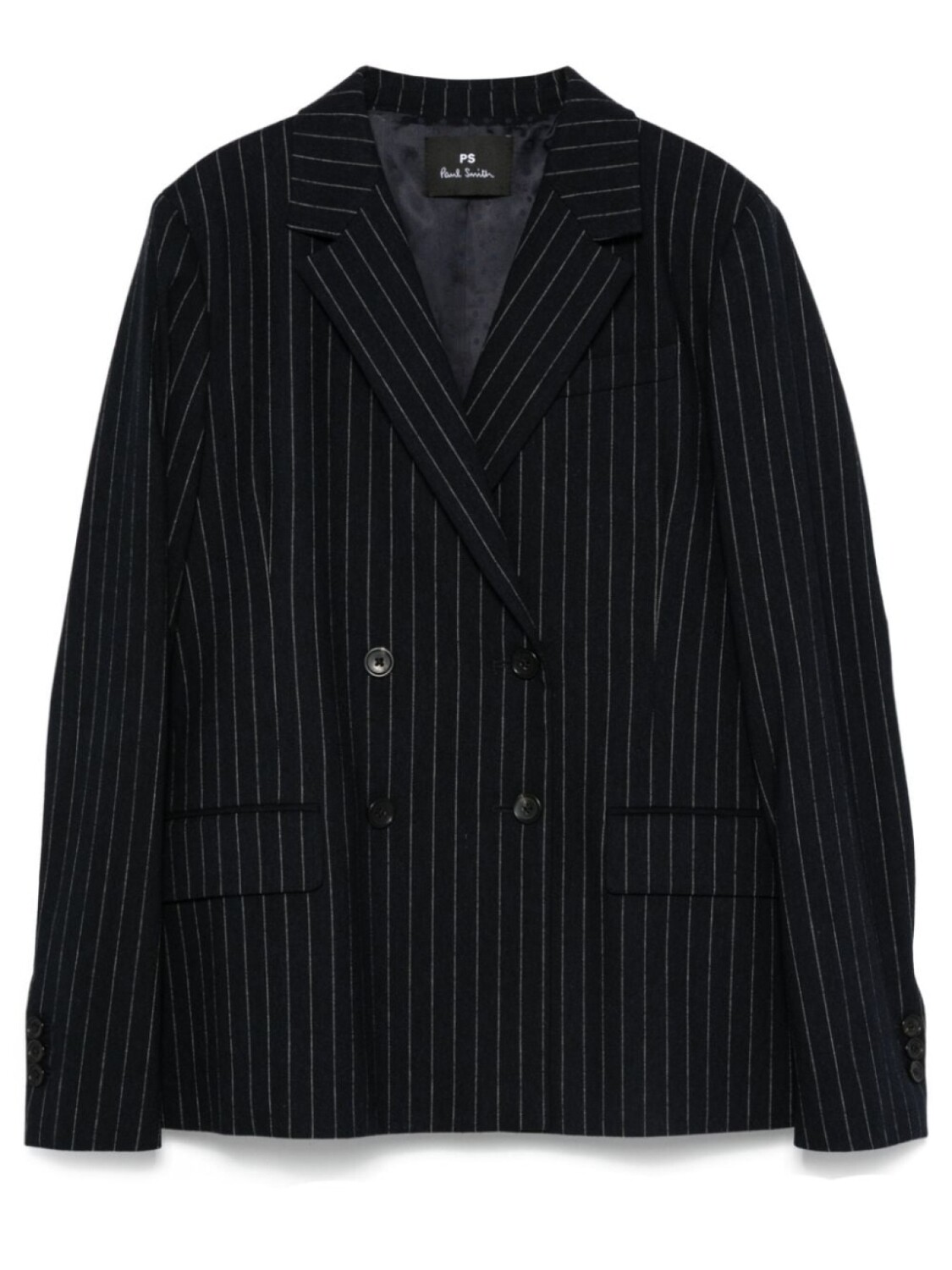 

PS Paul Smith блейзер в тонкую полоску, синий